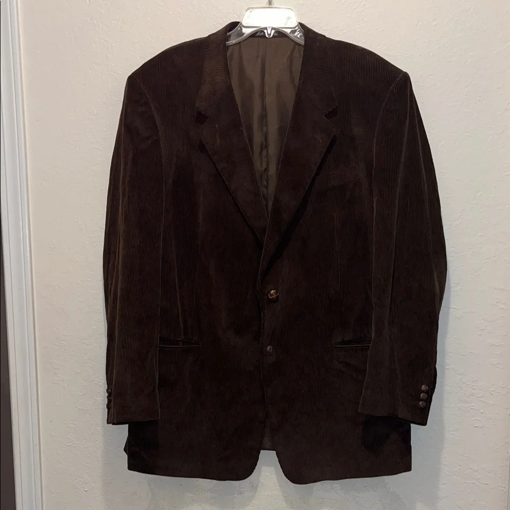 Vintage Italian Corduroy Sport Coat unisex 90s Retro Preppy Corduroy Blazer